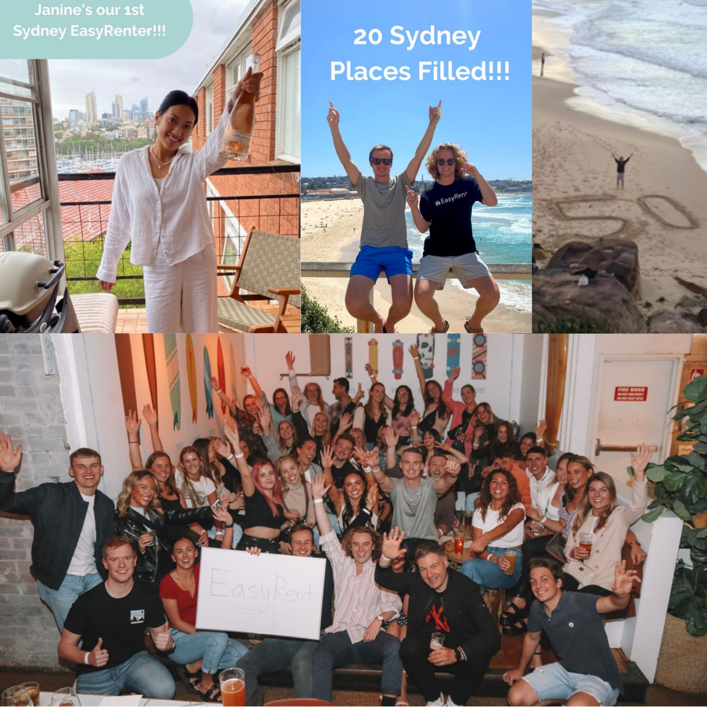 Celebrating Sydney's first 100 EasyRenters in May 2022.